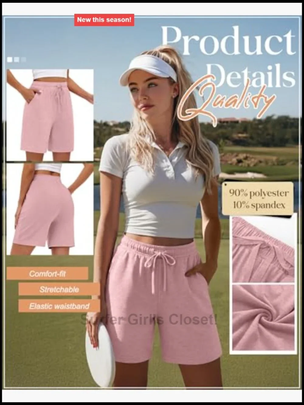 Women's 3 Pack Bermuda Shorts with Pockets Running Yoga